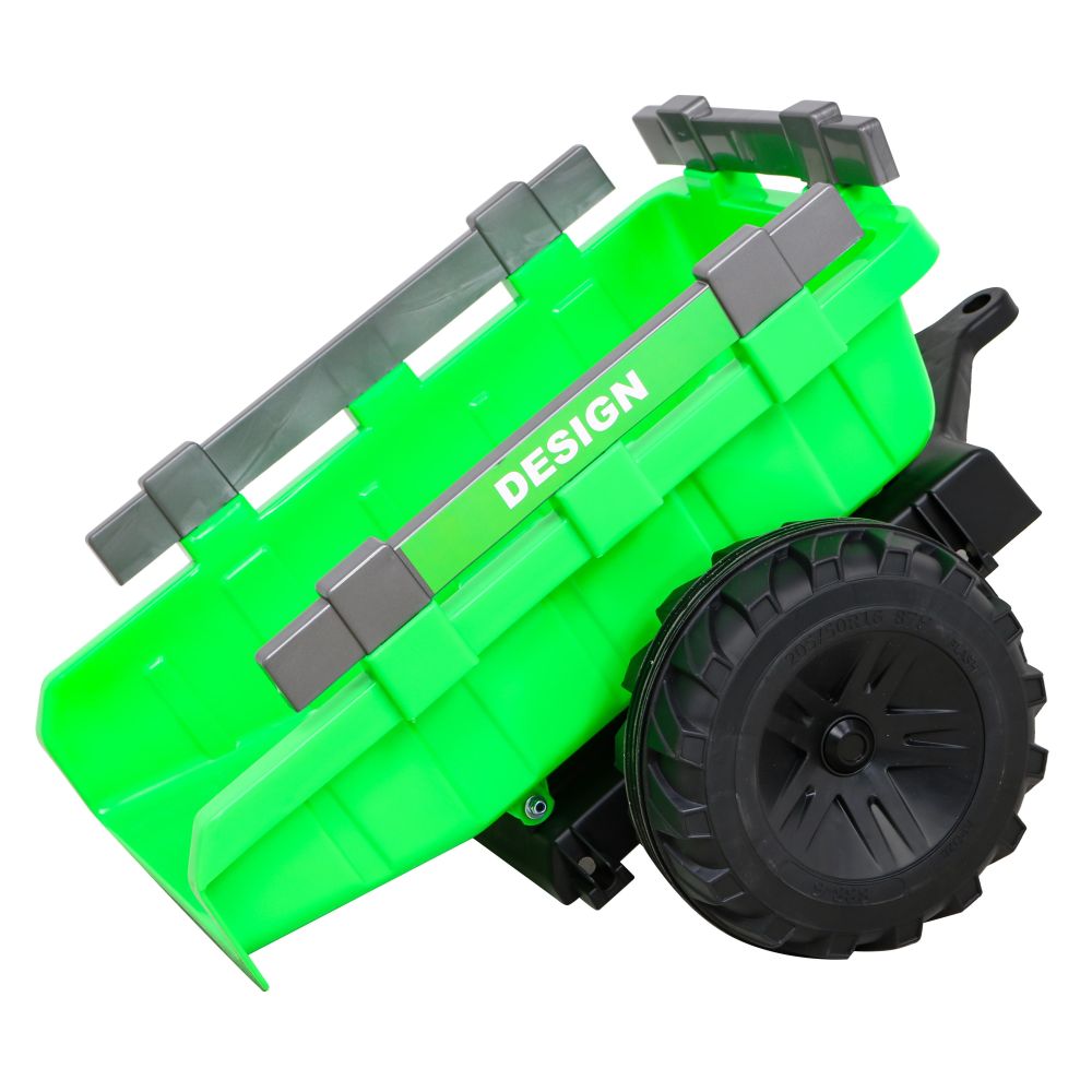 Pojazd Traktor Z Przyczepą 720-T Zielony