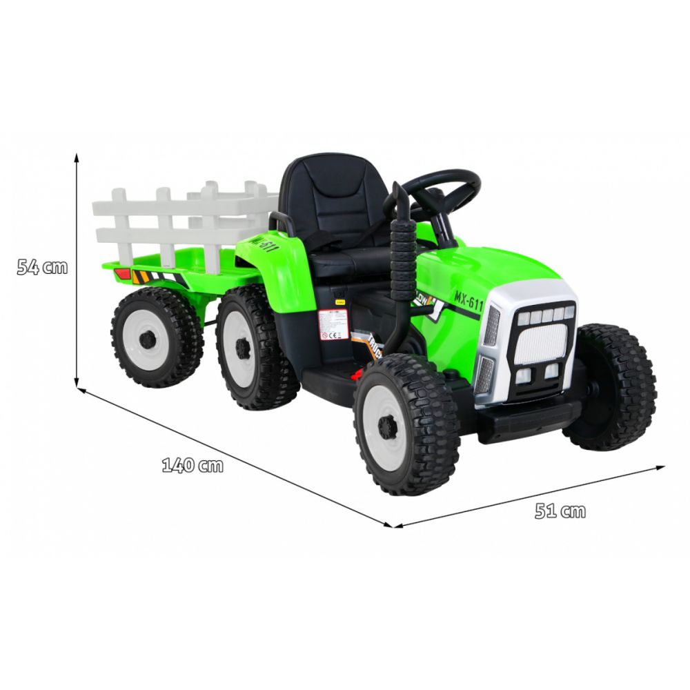 Pojazd Traktor z Przyczepą BLOW Zielony