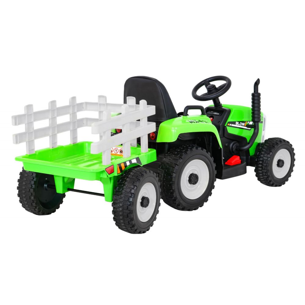 Pojazd Traktor z Przyczepą BLOW Zielony