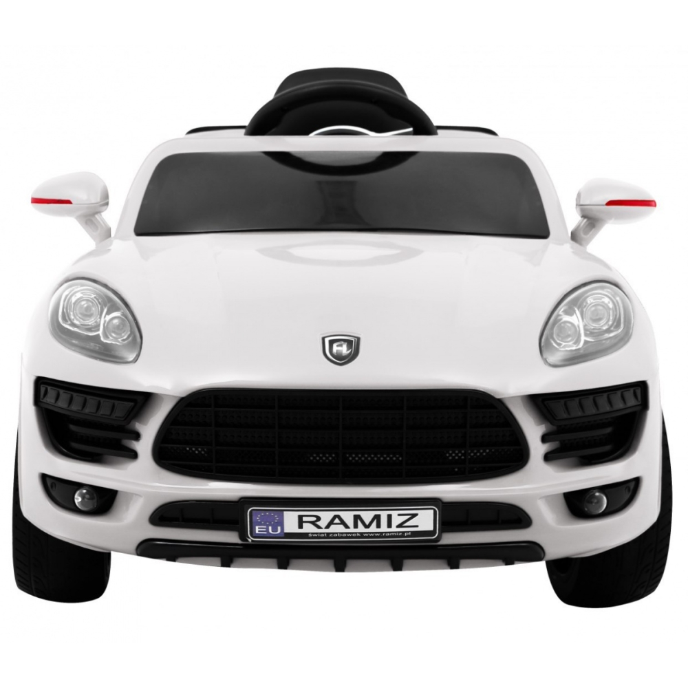 Elektromobilis Turbo-S, White-Elektromobiliai vaikams, Visureigiai-e-vaikas
