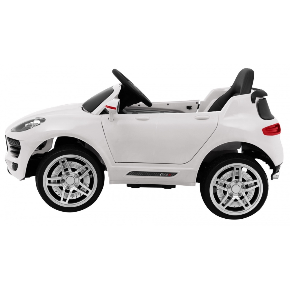 Elektromobilis Turbo-S, White-Elektromobiliai vaikams, Visureigiai-e-vaikas