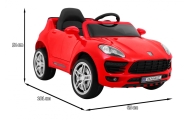 Elektromobilis Turbo-S, Red-Elektromobiliai vaikams, Visureigiai-e-vaikas