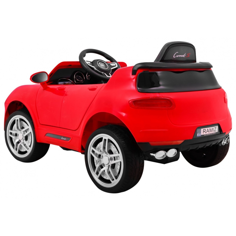 Elektromobilis Turbo-S, Red-Elektromobiliai vaikams, Visureigiai-e-vaikas