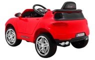 Autko Turbo-S na akumulator dla dzieci Czerwony + Pilot + Wolny Start + Koła EVA + Radio MP3