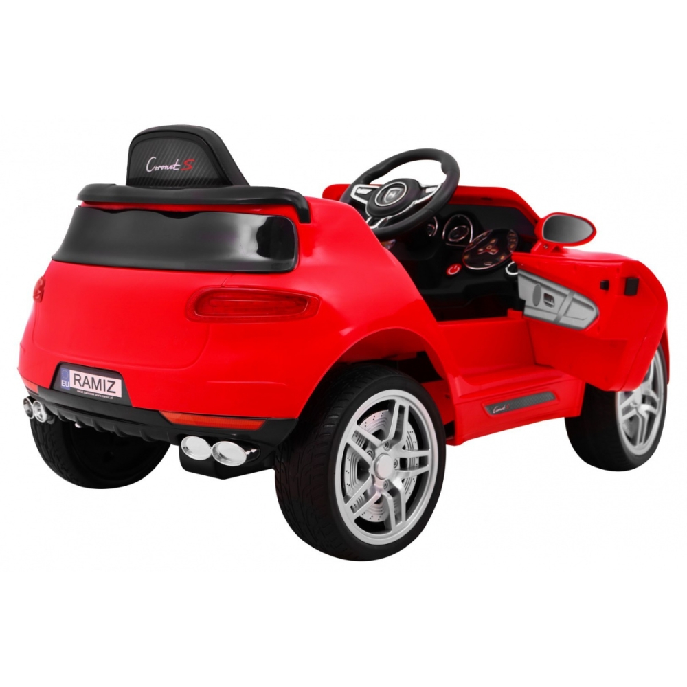 Elektromobilis Turbo-S, Red-Elektromobiliai vaikams, Visureigiai-e-vaikas