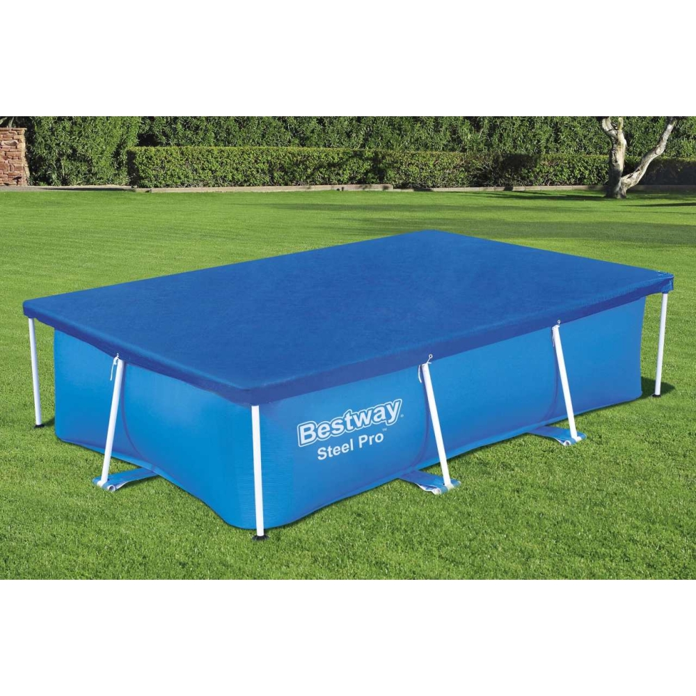 Pokrywa 264x174cm na Basen stelażowy Steel Pro 259x170x61cm BESTWAY