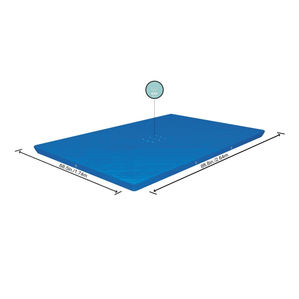 Pokrywa 264x174cm na Basen stelażowy Steel Pro 259x170x61cm BESTWAY