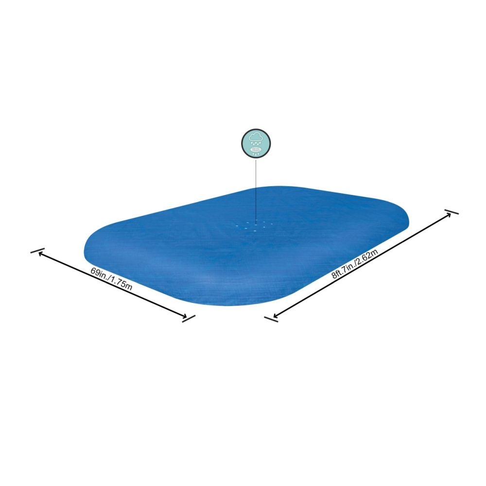 Dangtis 295x220cm pripučiamam baseinui 262x175x51cm BESTWAY