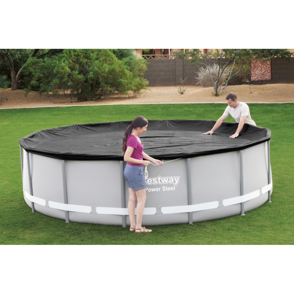 Pokrywa Do Basenu Stelażowego 427cm Bestway 58248