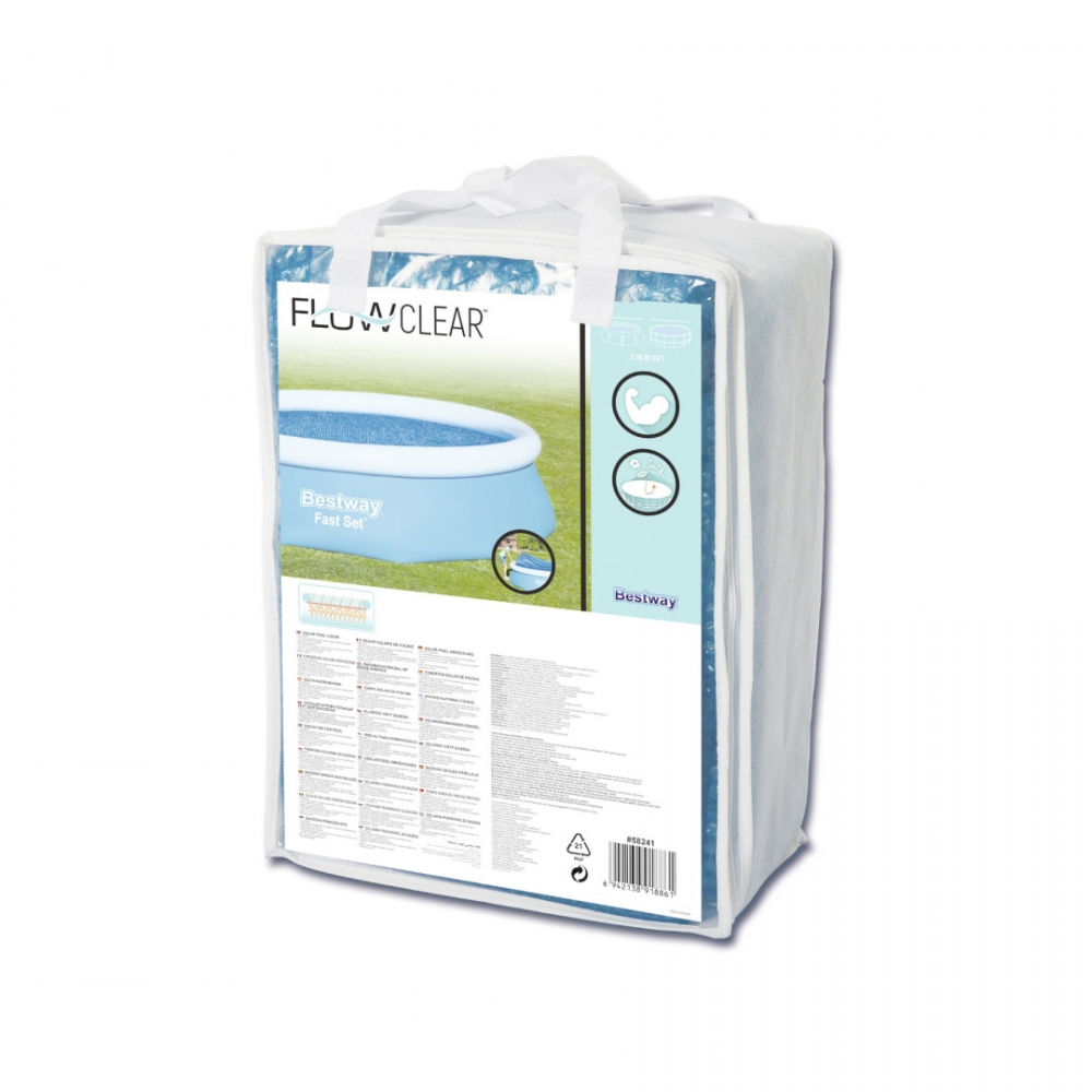 Saulės dangtis 289cm, skirtas 305cm/10FT sodo baseinui BESTWAY