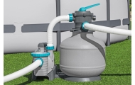 Baseino smėlio filtro siurblys BESTWAY 11355 l + jungiamosios detalės + žarnos