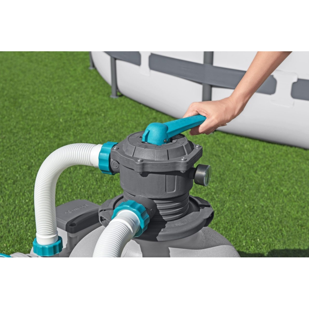 Baseino smėlio filtro siurblys BESTWAY 11355 l + jungiamosios detalės + žarnos