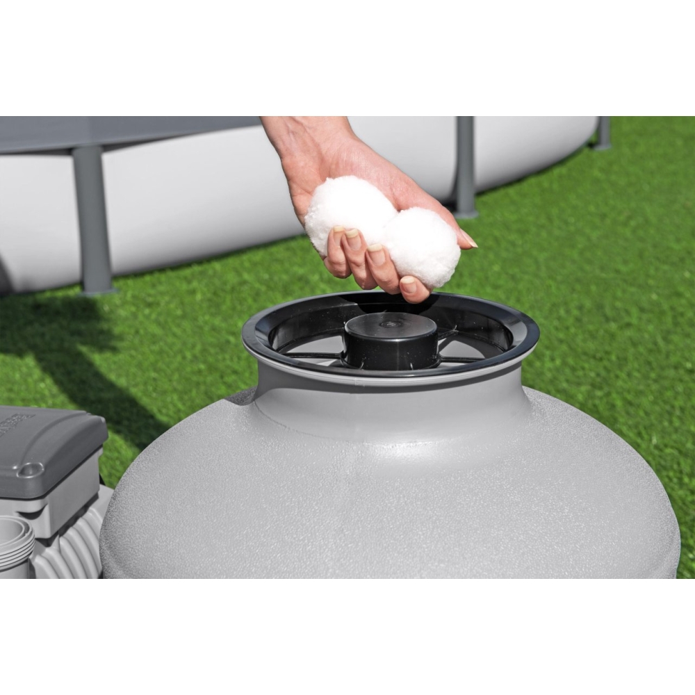 Baseino smėlio filtro siurblys BESTWAY 11355 l + jungiamosios detalės + žarnos