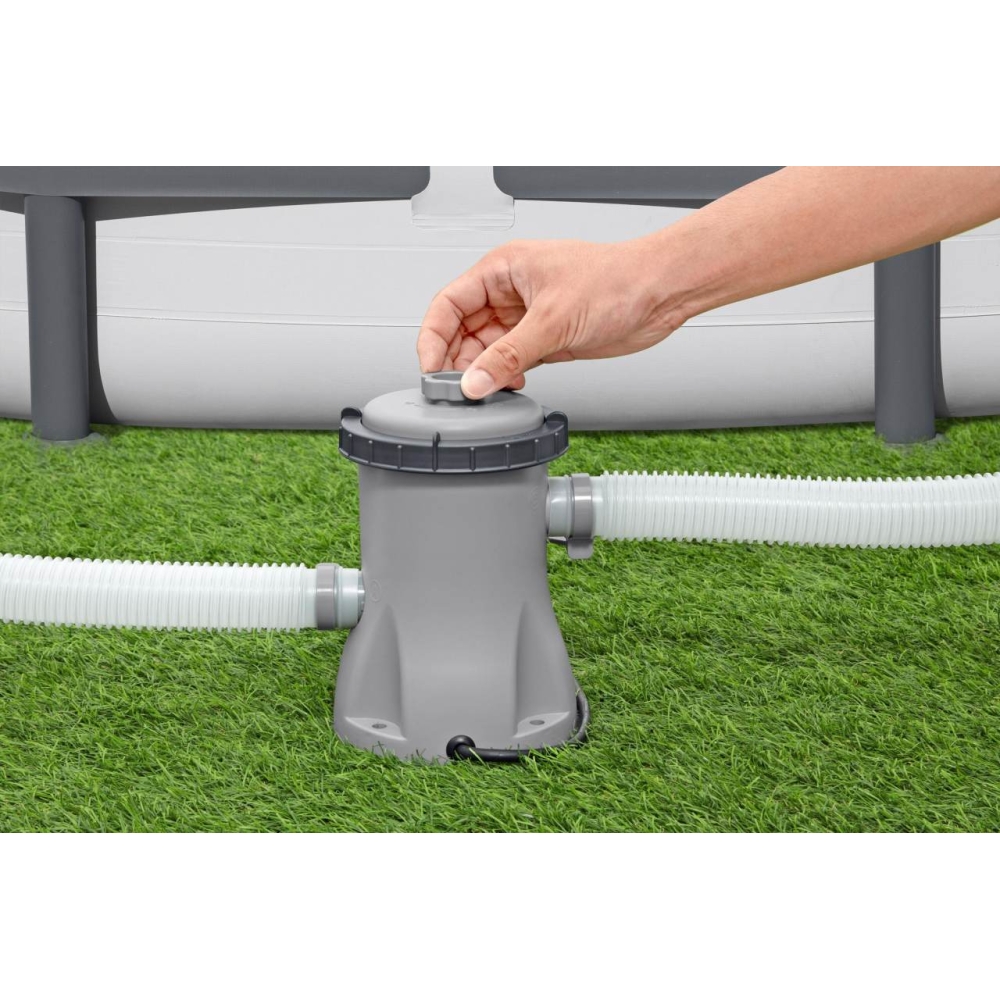 Baseino filtravimo siurblys 1249l/h BESTWAY + pakaitinis filtras I