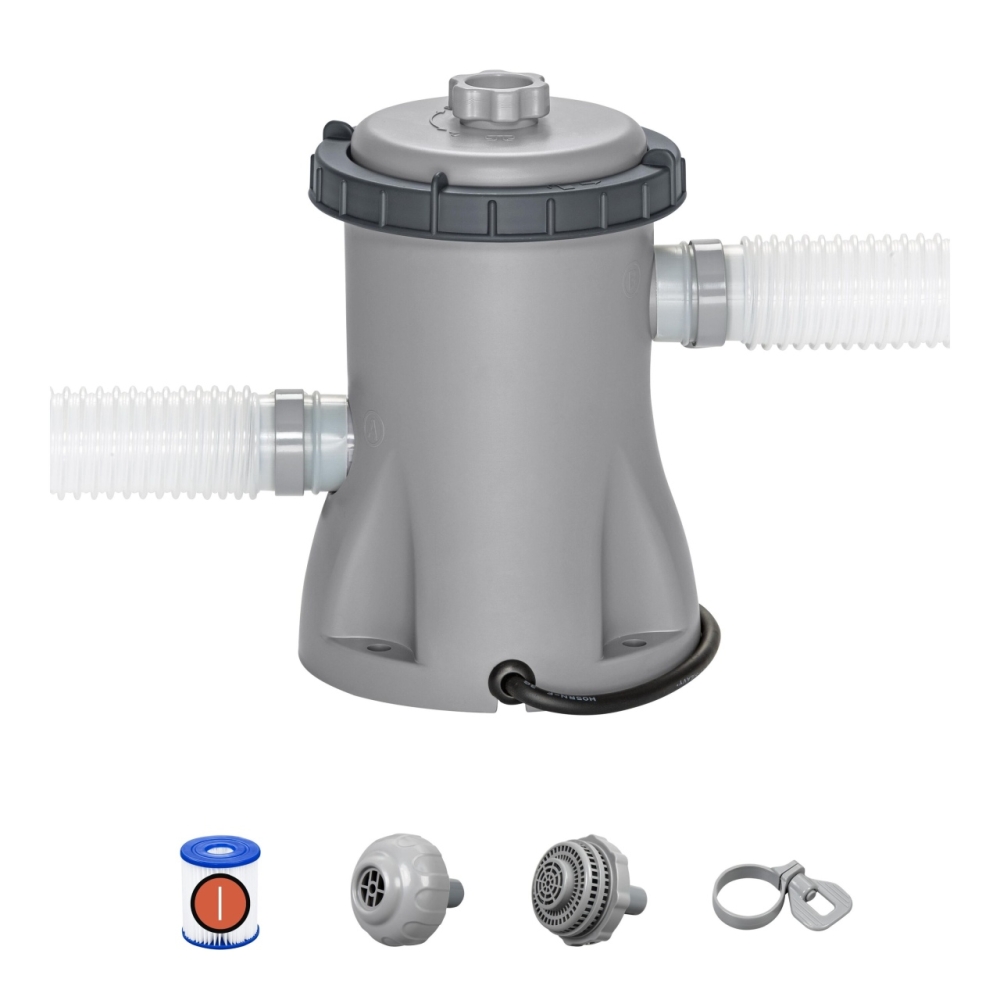 Baseino filtravimo siurblys 1249l/h BESTWAY + pakaitinis filtras I