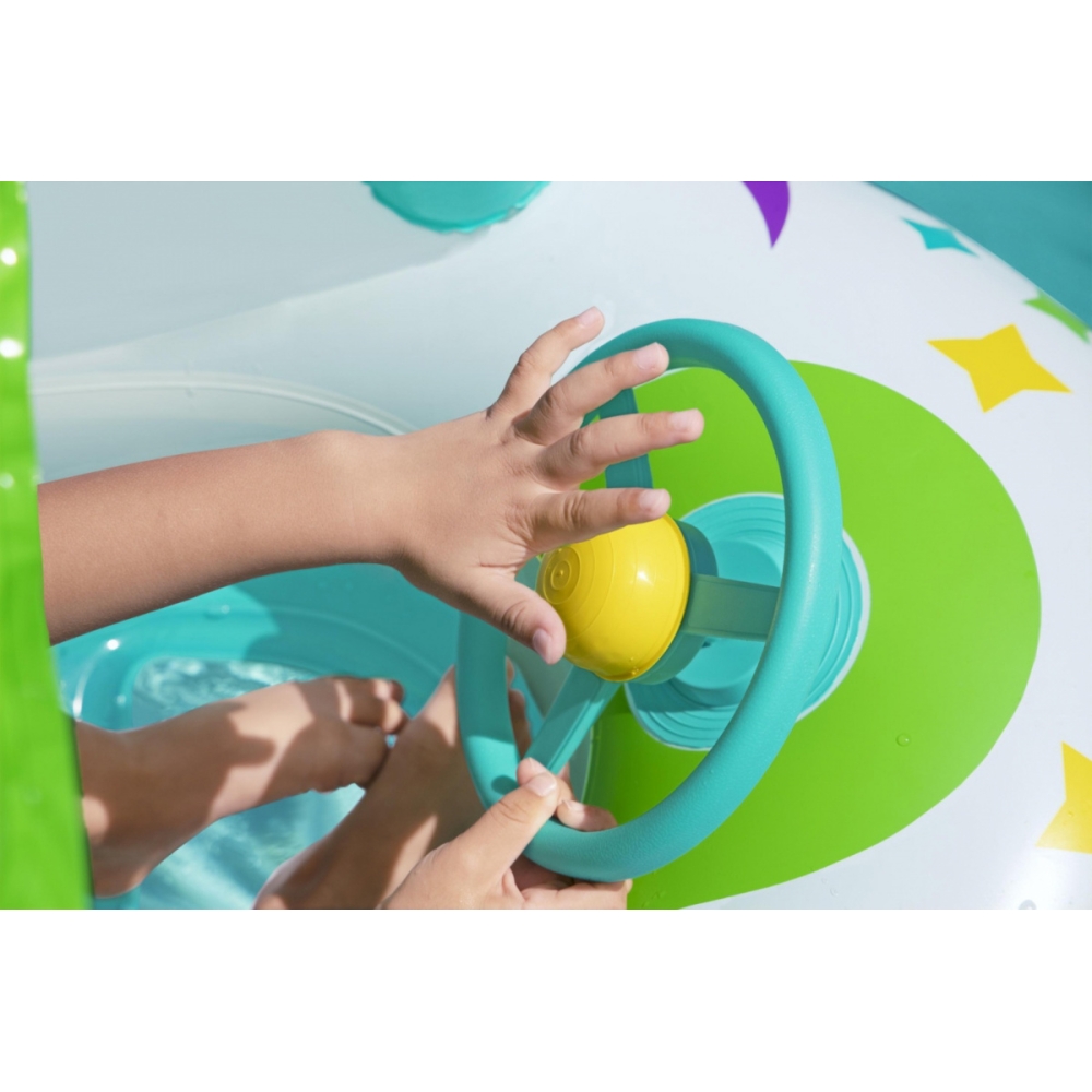 Pripučiama valtis 107cm x 112cm Bestway 34149-Žaislai, Lauko žaislai, Pripučiami ratai, žaislai, čiužiniai-e-vaikas