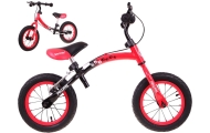 Rowerek biegowy dla dzieci Boomerang SporTrike Czerwony Nauki jazdy + Zmienny układ ramy