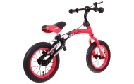 Vaikų krosinis dviratis "Boomerang SporTrike Red" Mokomasi važiuoti + Keičiamas rėmo išdėstymas-Judėjimui, Balansiniai dviratuka