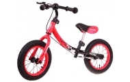 Rowerek biegowy dla dzieci Boomerang SporTrike Czerwony Nauki jazdy + Zmienny układ ramy