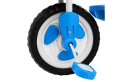 Triratis "Elephant Blue" + garsai + stogelis + barjeras + atrama kojoms + rankena + laikymo skyrius-Judėjimui, Triratukai vaikam