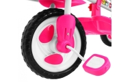 Triratis "Elephant Pink" + garsai + stogelis + barjeras + atrama kojoms + rankena + laikymo skyrius-Judėjimui, Triratukai vaikam