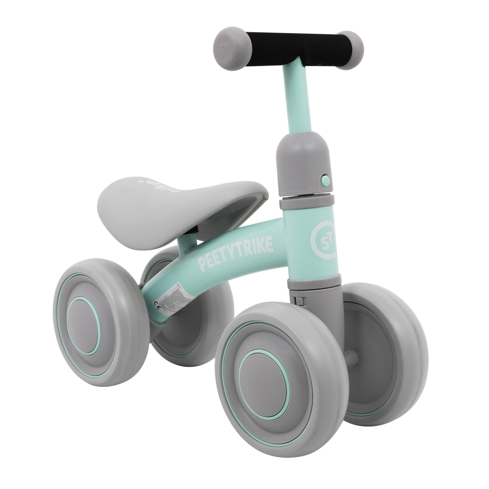 Pirmasis PettyTrike vaikiškas krosinis dviratis Green 4 ratų SporTrike-Judėjimui, Balansiniai dviratukai-e-vaikas
