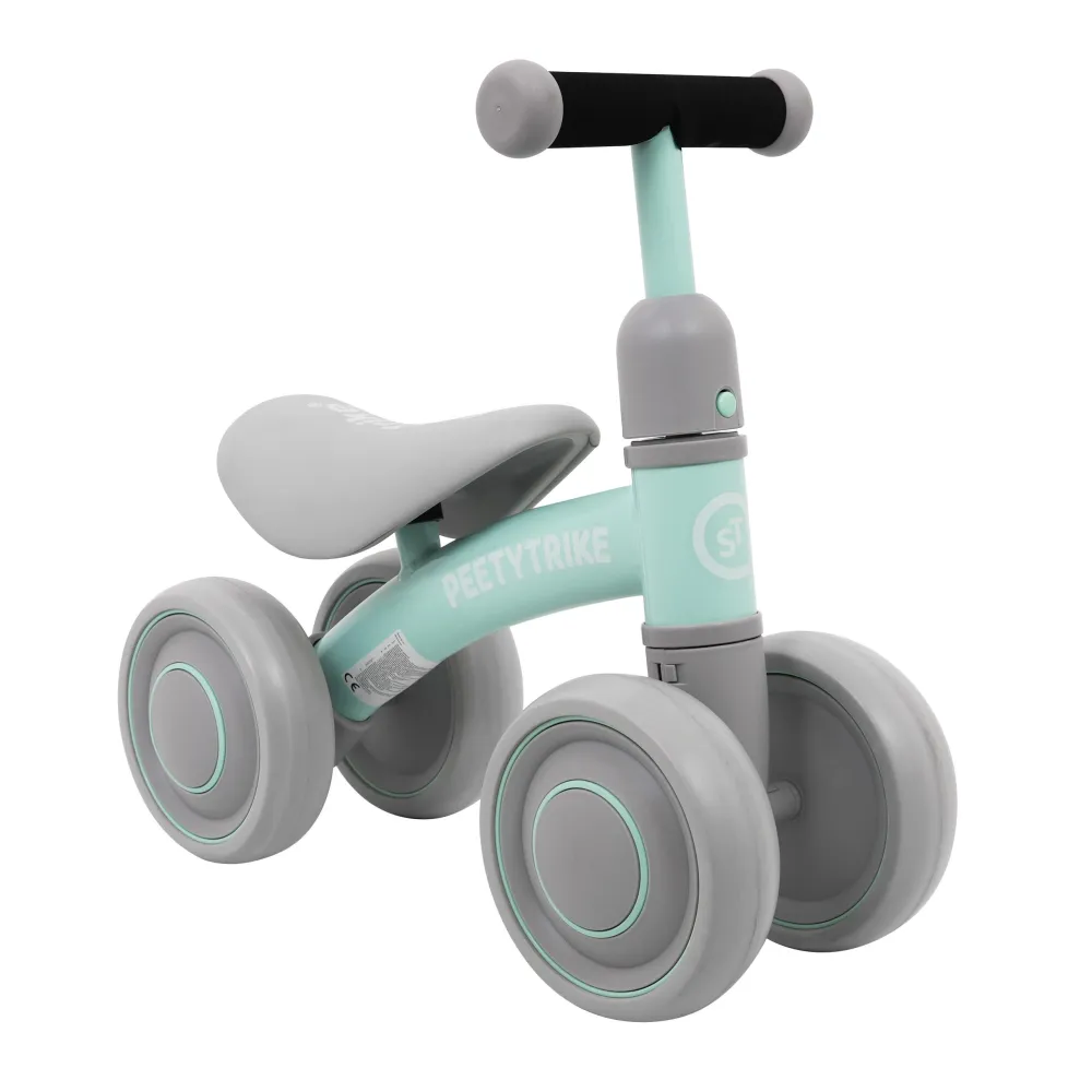 Pirmasis PettyTrike vaikiškas krosinis dviratis Green 4 ratų SporTrike-Judėjimui, Balansiniai dviratukai-e-vaikas