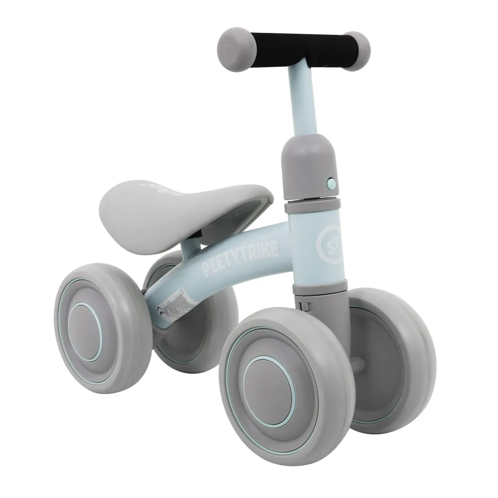 Pirmasis PettyTrike vaikiškas krosinis dviratis Blue 4 ratų SporTrike-Judėjimui, Balansiniai dviratukai-e-vaikas