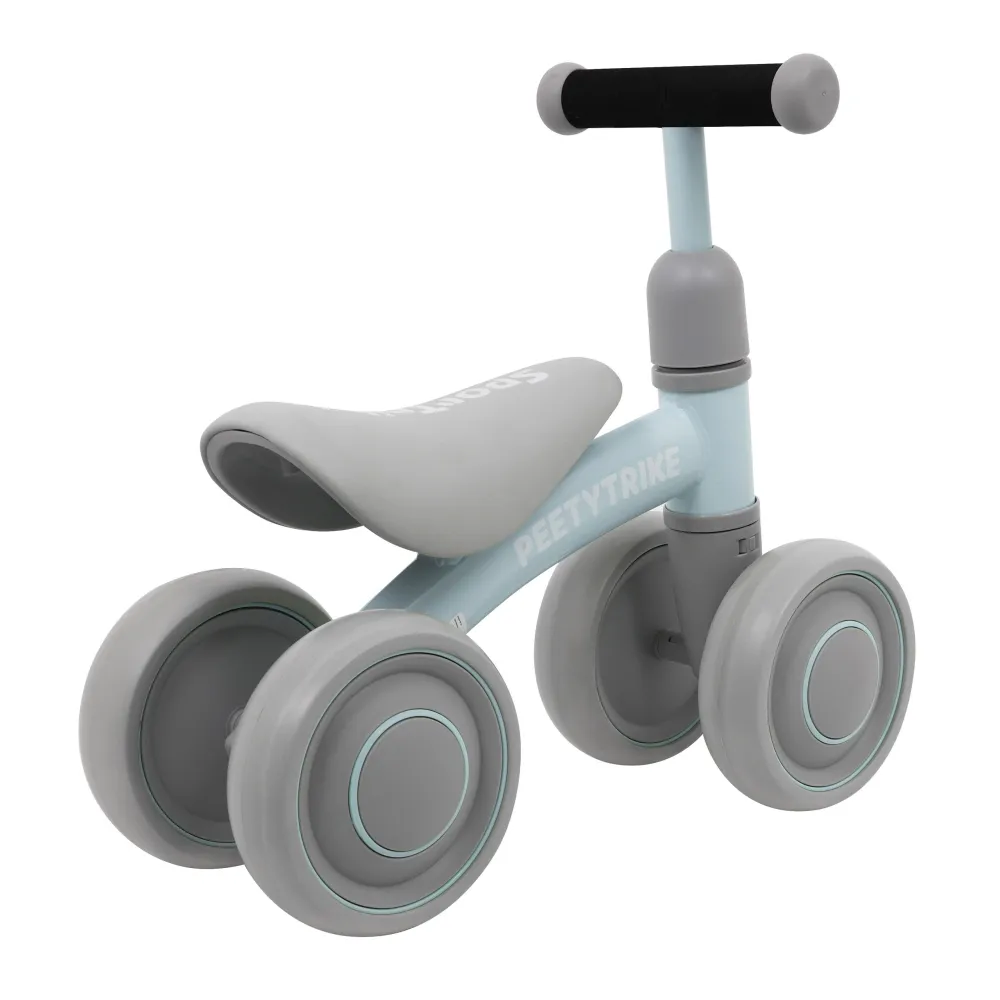 Pirmasis PettyTrike vaikiškas krosinis dviratis Blue 4 ratų SporTrike-Judėjimui, Balansiniai dviratukai-e-vaikas