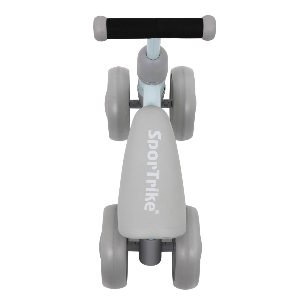 Pierwszy Rowerek biegowy PettyTrike dla dzieci Niebieski 4-kołowy Jeździk SporTrike