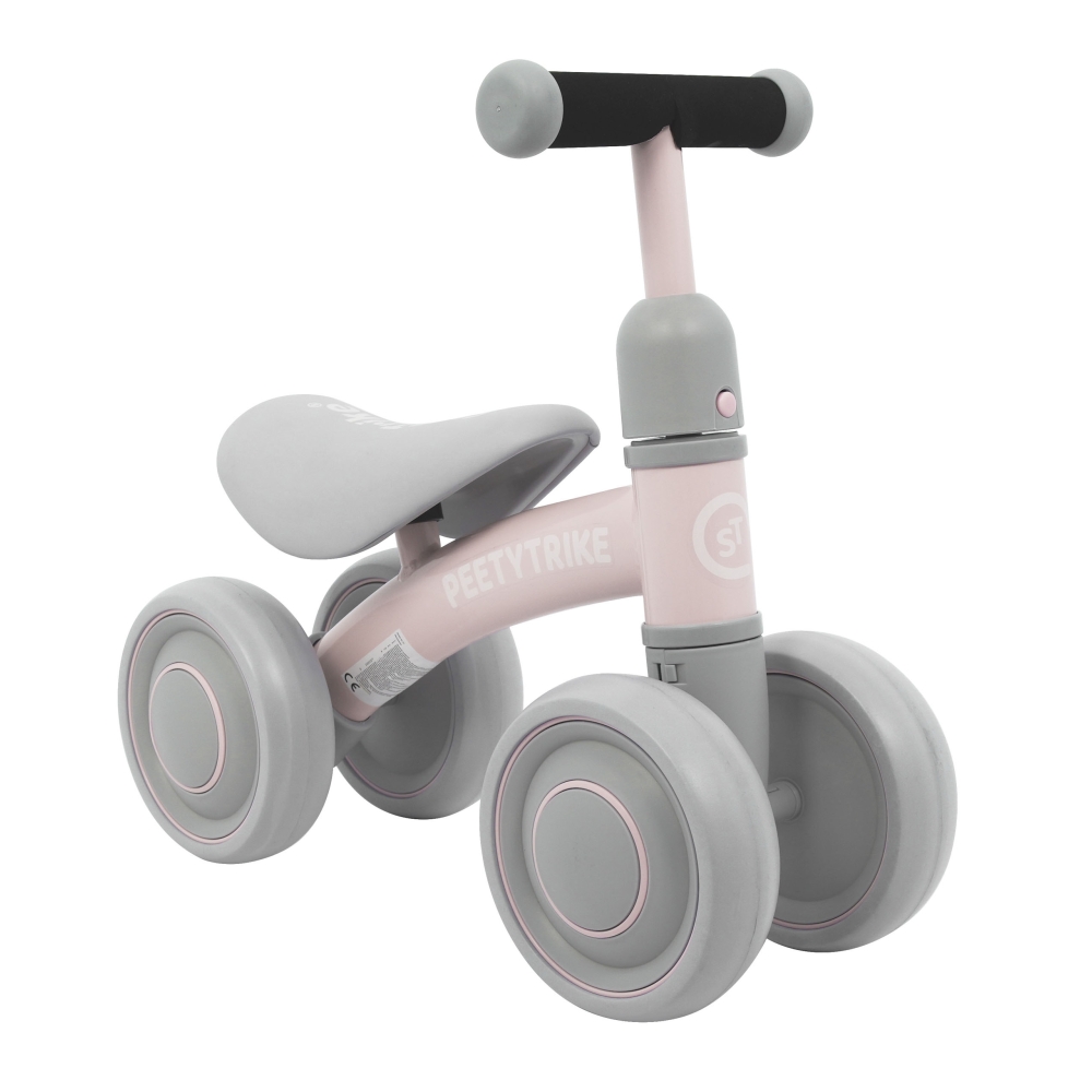 Pirmasis PettyTrike vaikiškas krosinis dviratis Pink 4 ratų SporTrike Rider-Judėjimui, Balansiniai dviratukai-e-vaikas