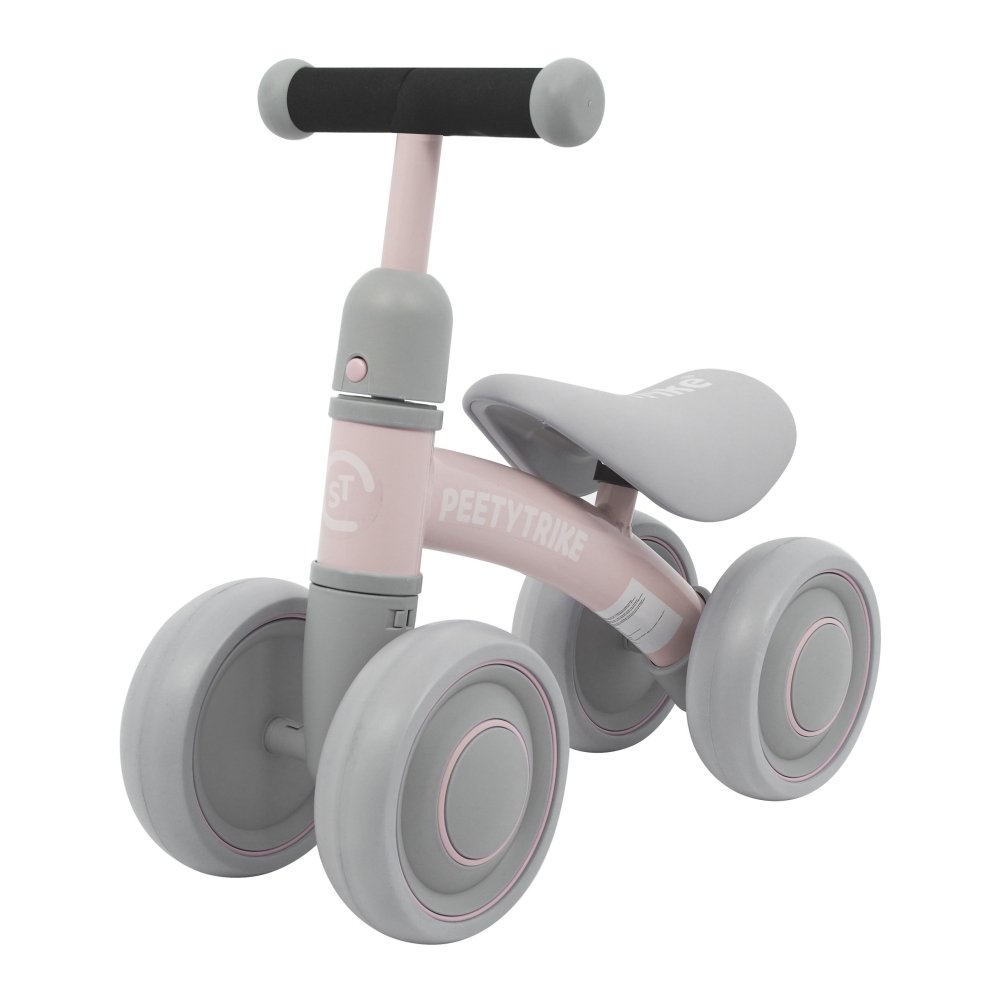 Pirmasis PettyTrike vaikiškas krosinis dviratis Pink 4 ratų SporTrike Rider-Judėjimui, Balansiniai dviratukai-e-vaikas