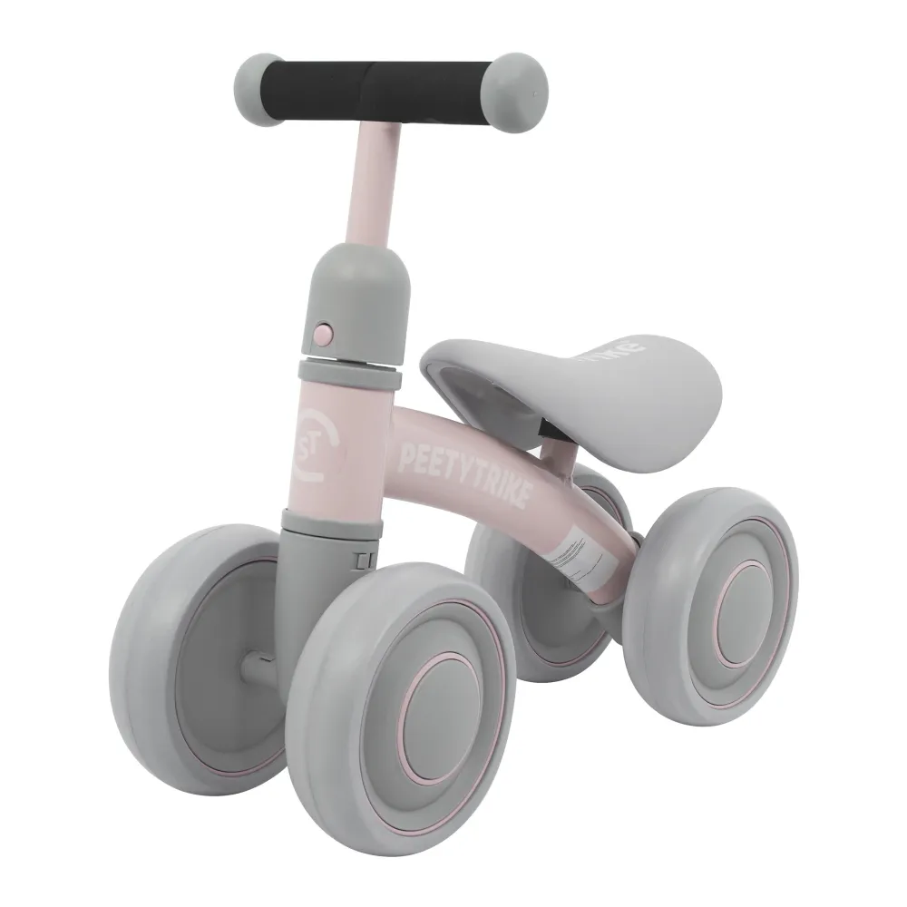 Pirmasis PettyTrike vaikiškas krosinis dviratis Pink 4 ratų SporTrike Rider-Judėjimui, Balansiniai dviratukai-e-vaikas