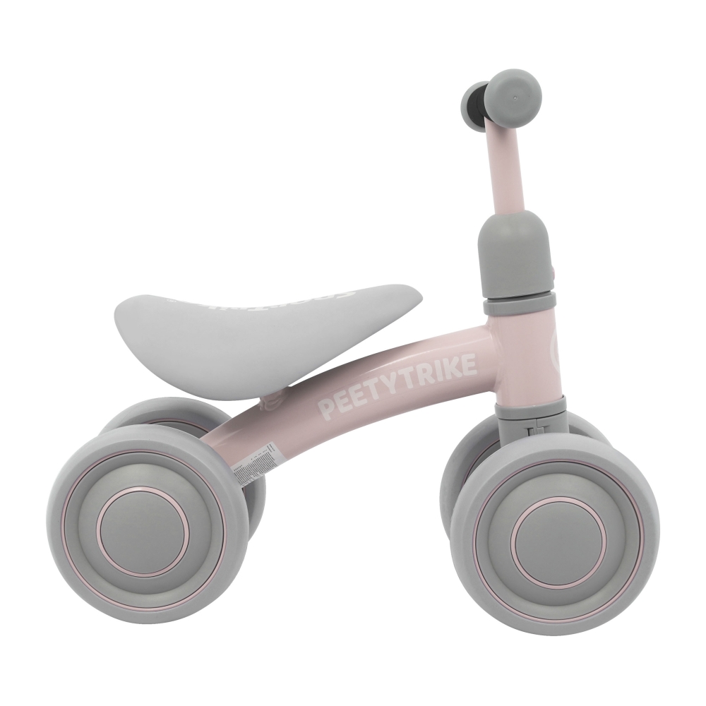 Pirmasis PettyTrike vaikiškas krosinis dviratis Pink 4 ratų SporTrike Rider-Judėjimui, Balansiniai dviratukai-e-vaikas