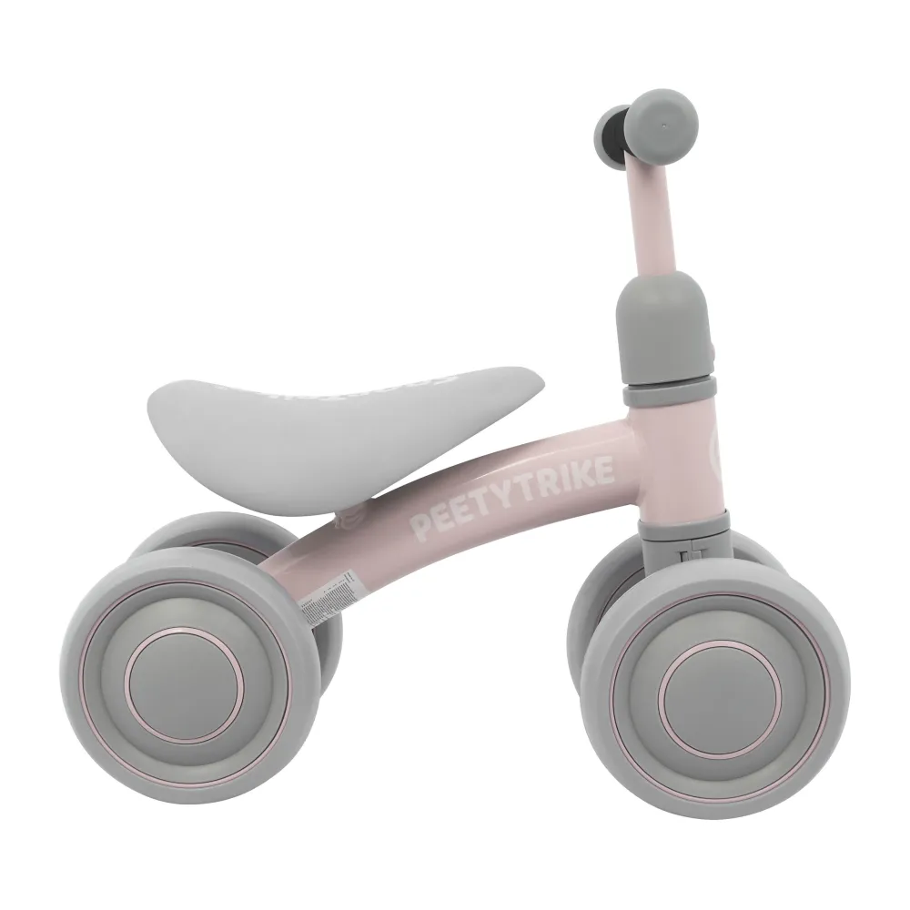 Pirmasis PettyTrike vaikiškas krosinis dviratis Pink 4 ratų SporTrike Rider-Judėjimui, Balansiniai dviratukai-e-vaikas