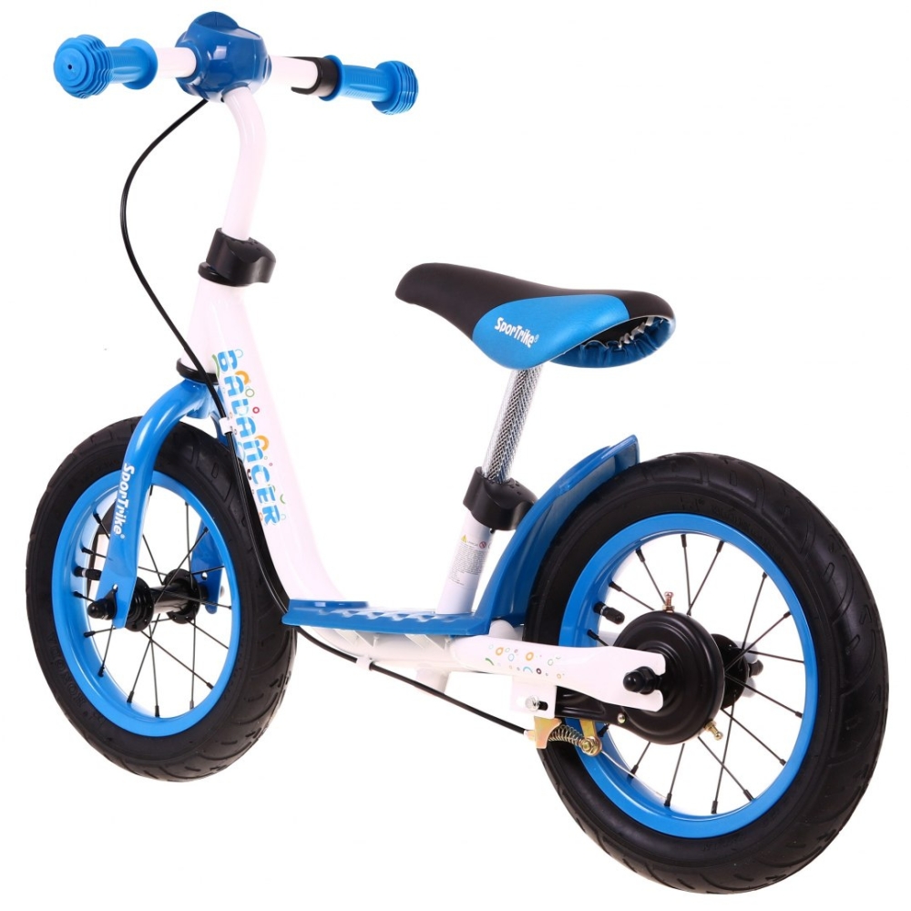 "SporTrike Balancer" vaikiškas krosinis dviratis Mėlynas Pirmasis dviratis, kuriuo galima išmokti važiuoti-Judėjimui, Balansinia