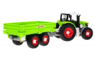 Rozkręcany Traktor z przyczepą dla dzieci 3+ Wkrętarka + Śrubokręt + Spychacz
