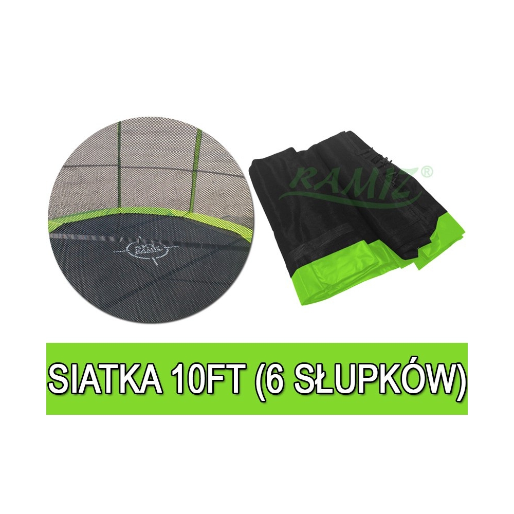 Apsauginis tinklas sodo batutui SkyRamiz 305cm/10FT, Žalias