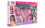 "Mega 3-in-1" stiliaus rinkinys mergaitėms - dažyti plaukai + manikiūras + tatuiruotės