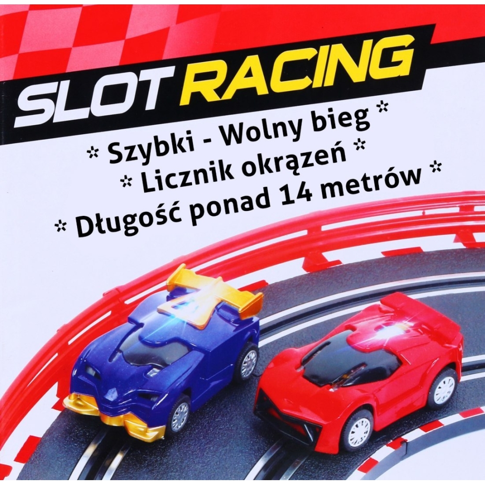 Lenktynių trasa Greičio reguliavimo funkcija + 2 mašinėlės + 2 360 laipsnių kilpos-Žaislai, Auto ir transporto žaislai, Garažai,