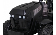 Elektrinis traktorius su priekaba Titanium, Black-Elektromobiliai vaikams, Traktoriai-e-vaikas