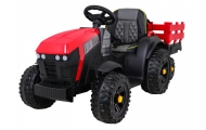 Traktor Titanium Z Przyczepą Czerwony