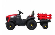Traktor Titanium Z Przyczepą Czerwony