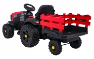 Traktor Titanium Z Przyczepą Czerwony