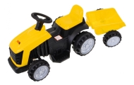 Traktorius su priekaba, Yellow-Elektromobiliai vaikams, Traktoriai-e-vaikas