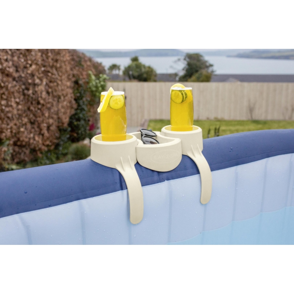 Uchwyt na napoje do Jacuzzi Lay-Z-Spa BESTWAY + 2 Przegrody + Tacka