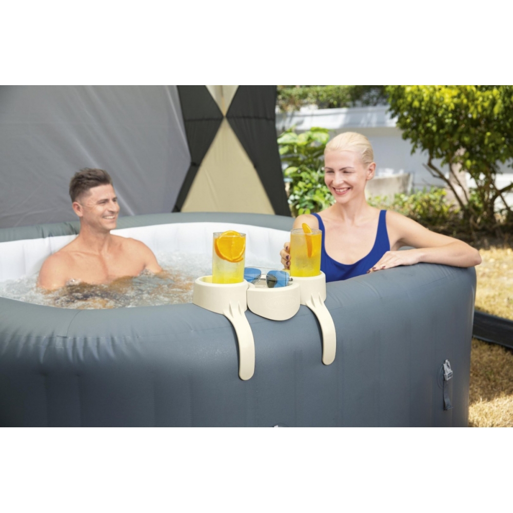 Gėrimų laikiklis "Lay-Z-Spa Jacuzzi BESTWAY" + 2 skirtukai + padėklas