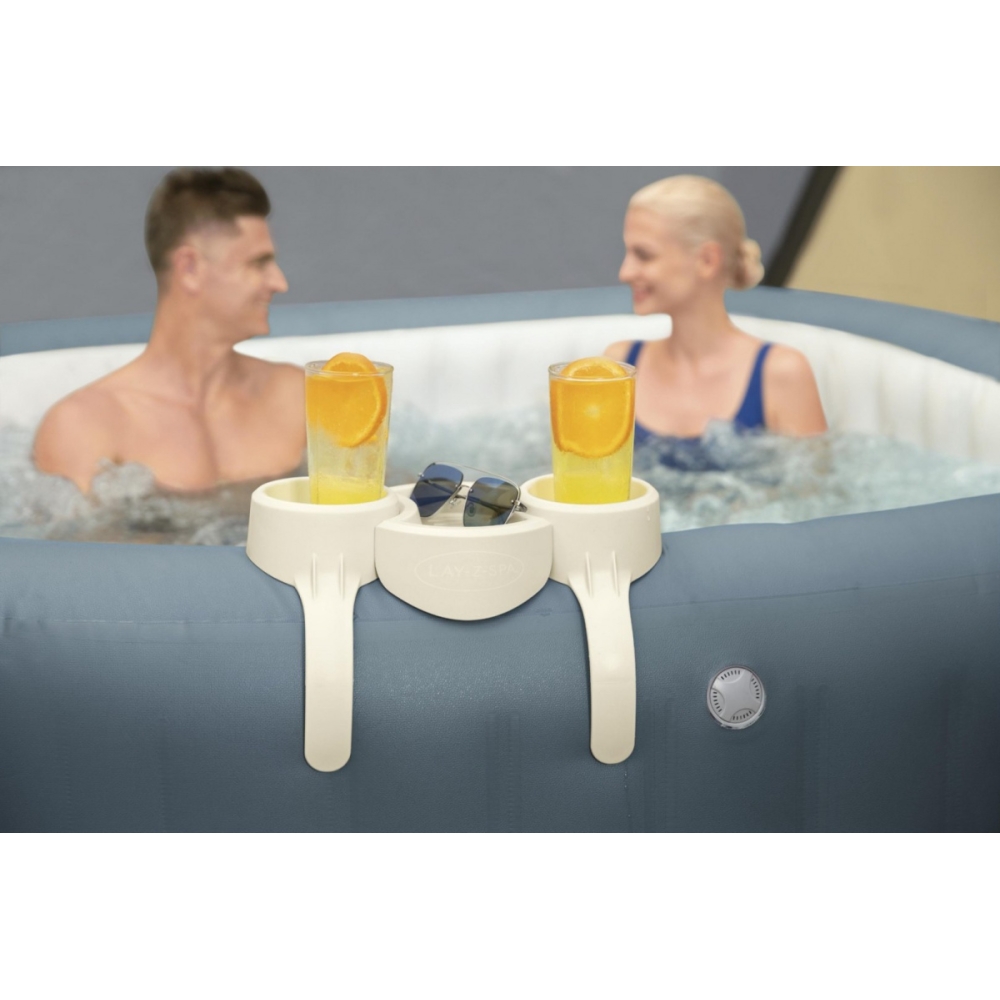 Gėrimų laikiklis "Lay-Z-Spa Jacuzzi BESTWAY" + 2 skirtukai + padėklas
