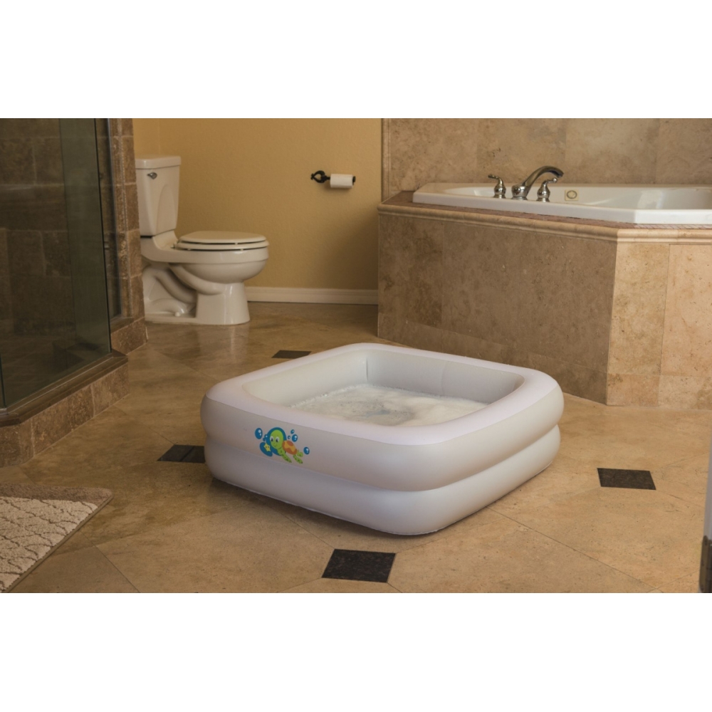 Pripučiamas baseinas 86 x 86 x 25 cm Bestway 51116-Žaislai, Lauko žaislai, Baseinai, Pripučiami baseinai-e-vaikas