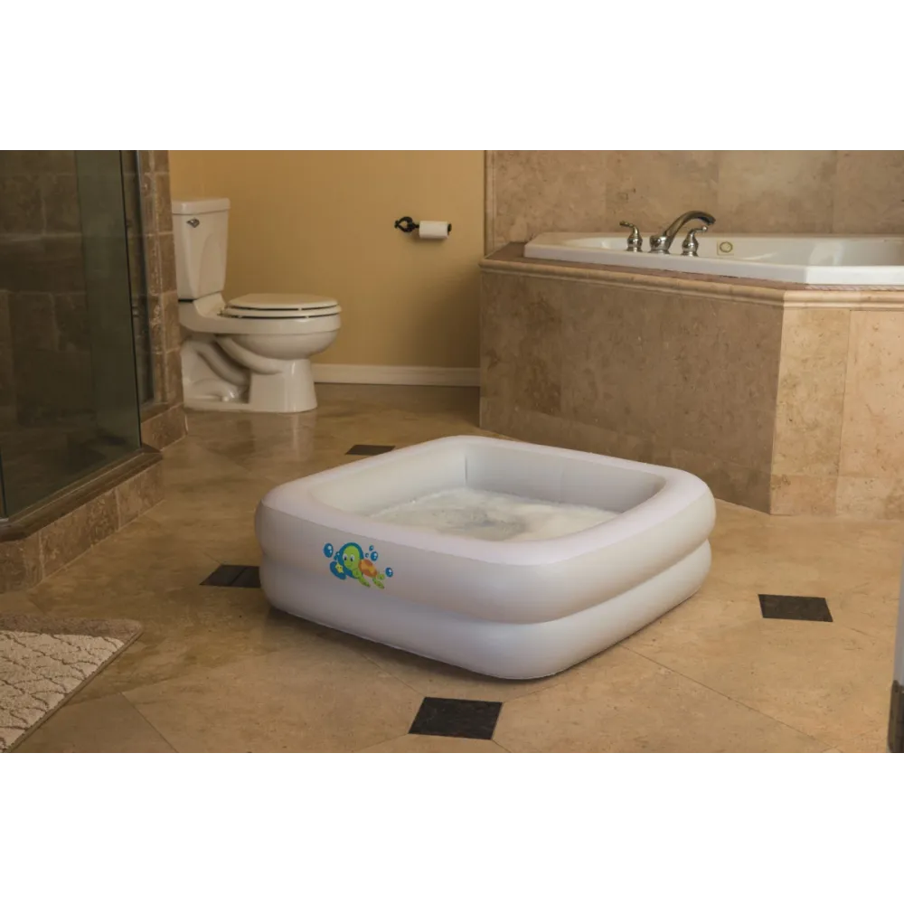Pripučiamas baseinas 86 x 86 x 25 cm Bestway 51116-Žaislai, Lauko žaislai, Baseinai, Pripučiami baseinai-e-vaikas